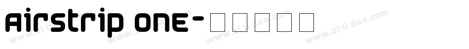 Airstrip One字体转换